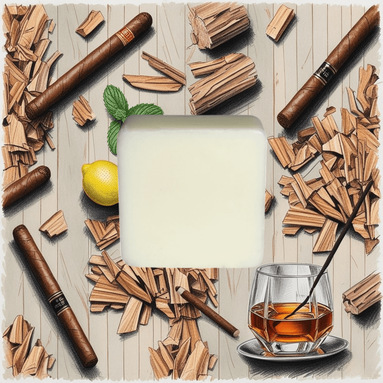 Cuban Tobacco & Oak - Wax Melts 65g - Wax Melts - Souvant Fragrance Co