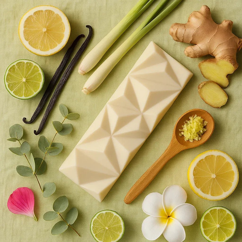 Lemongrass & Ginger - XXL Wax Melt Bar 100g - XXL Wax Melt Bar - Souvant Fragrance Co