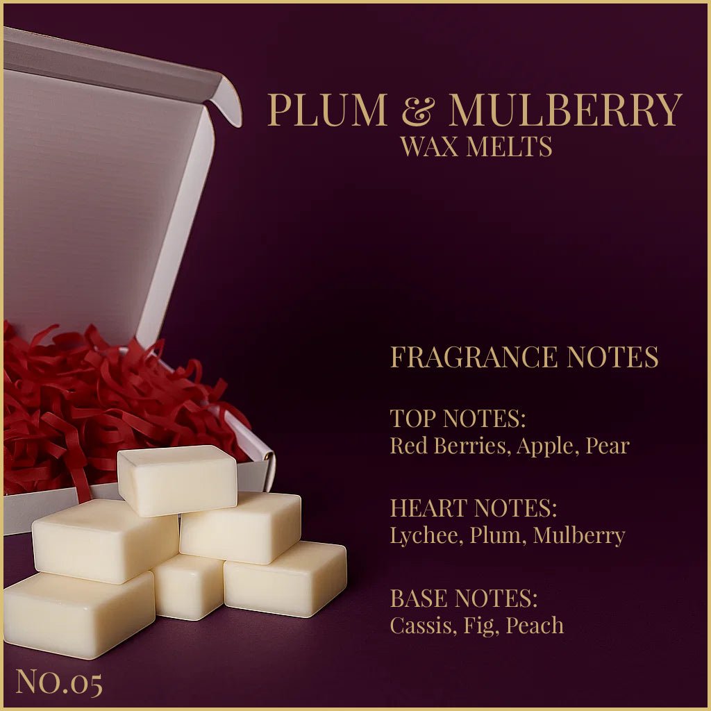 Plum & Mulberry - Wax Melts 65g - Wax Melts - Souvant Fragrance Co