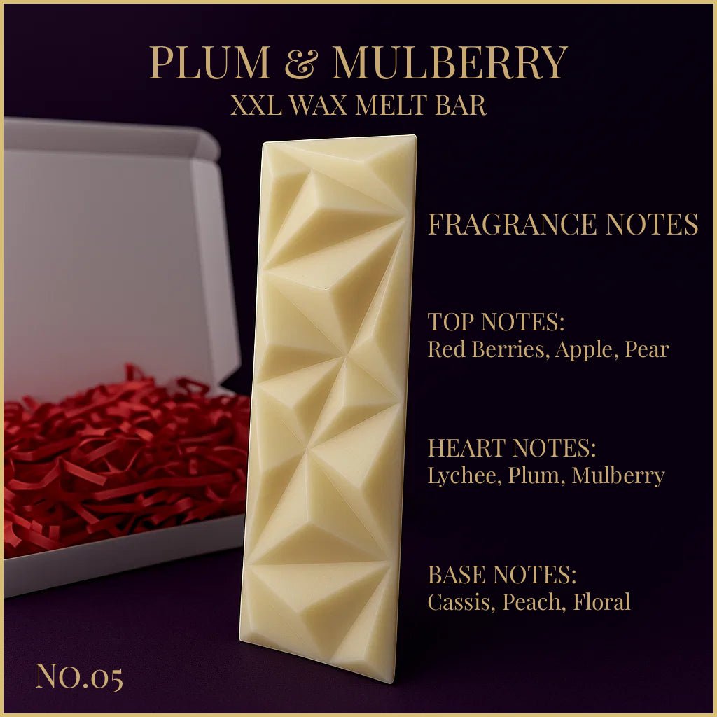 Plum & Mulberry - XXL Wax Melt Bar 100g - XXL Wax Melt Bar - Souvant Fragrance Co