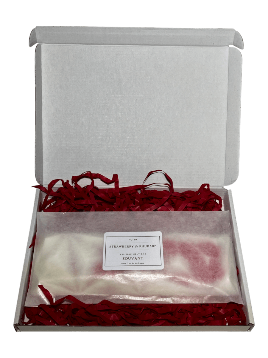 Strawberry & Rhubarb - XXL Wax Melt Bar 100g - Wax Melts - Souvant Fragrance Co